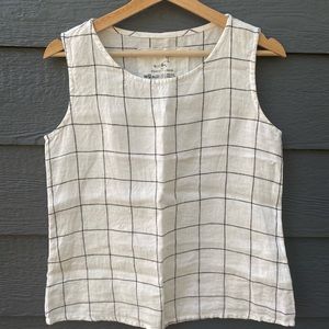 Vienna tank in large check